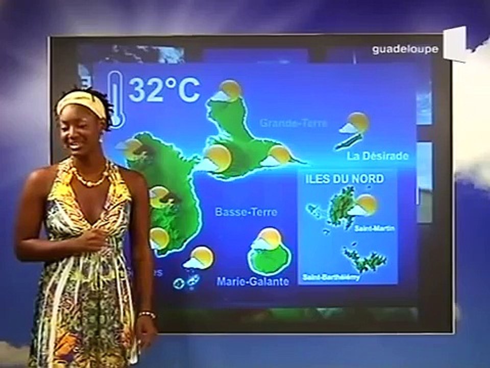Météo Guadeloupe Dimanche 12 Septembre 2010 RFO Laurence Joseph Cyclone