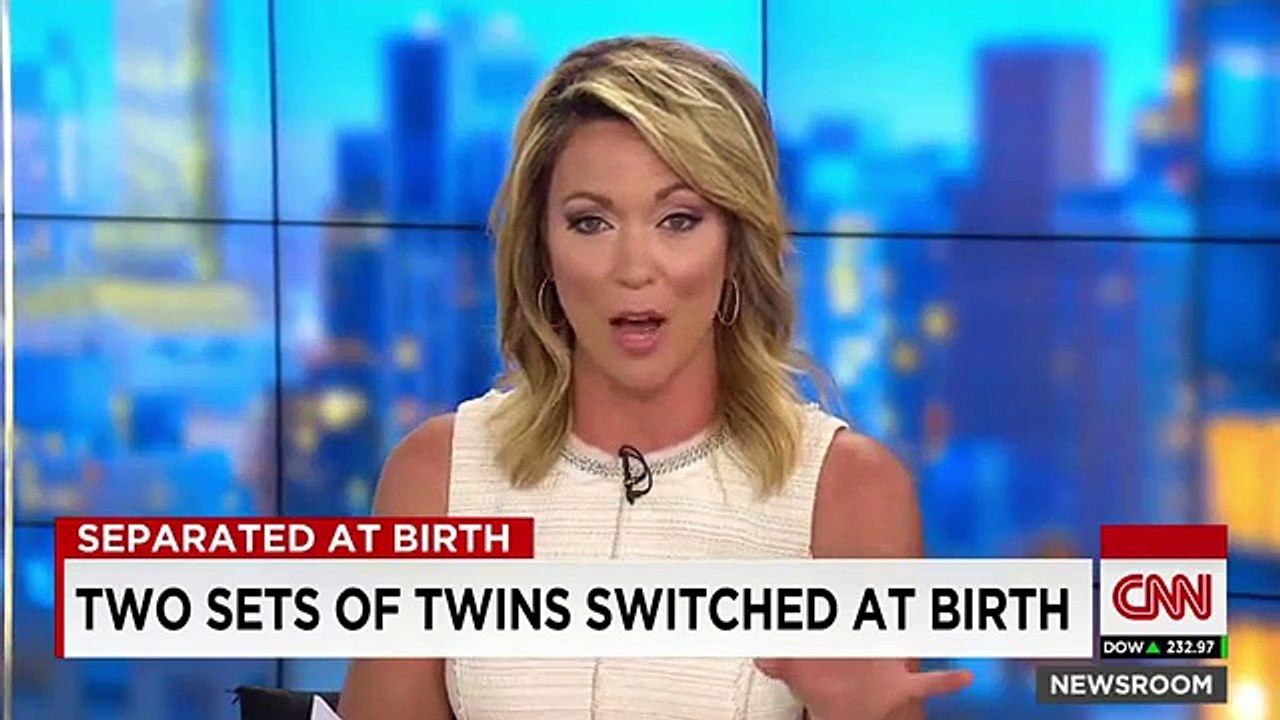 2 sets of identical twins switched at birth reunite video Dailymotion