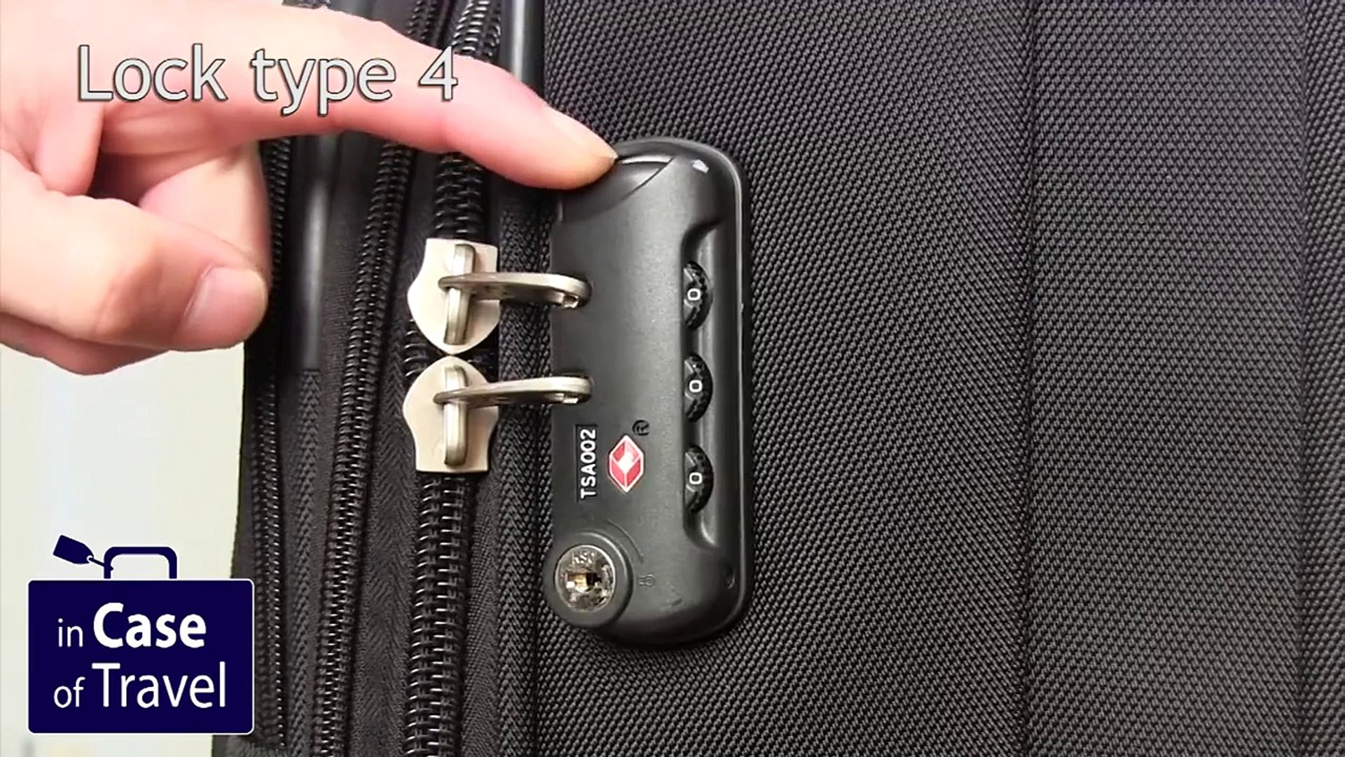 Setting The Lock On A Samsonite Suitcase on Sale