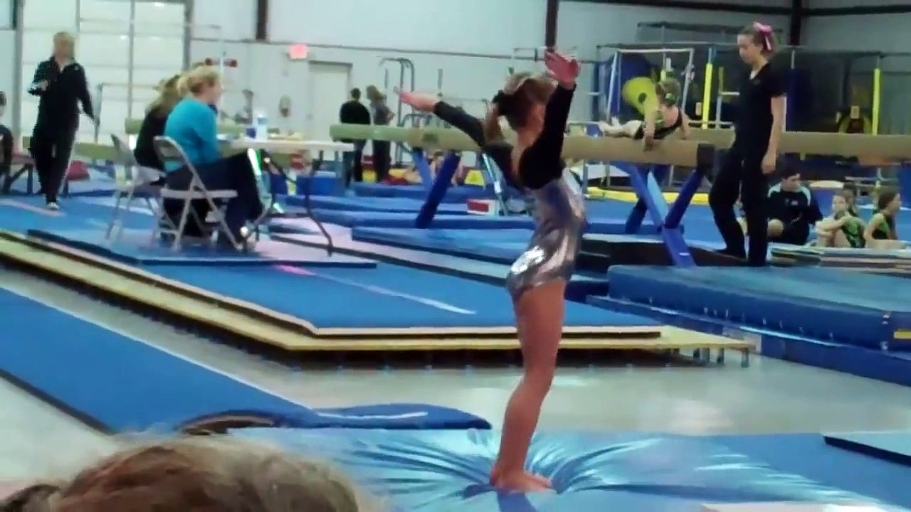 Level 1 Gymnastics Competition Katie's first meet 2010 video Dailymotion