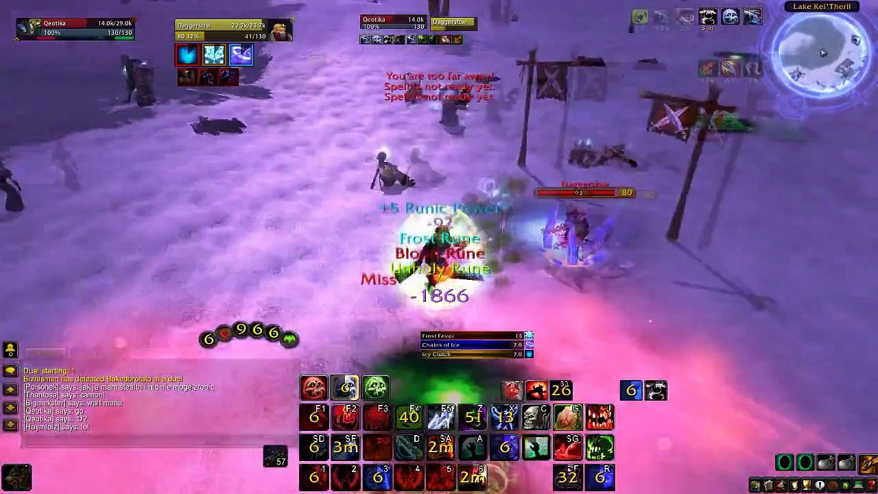 World of warcraft Frost[Hybrid] Death knight PVP(3.3.5) MoltenWoW