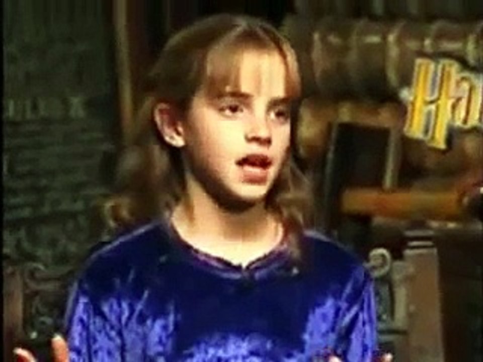 EMMA WATSON 11 INTERVIEW 2001 video Dailymotion