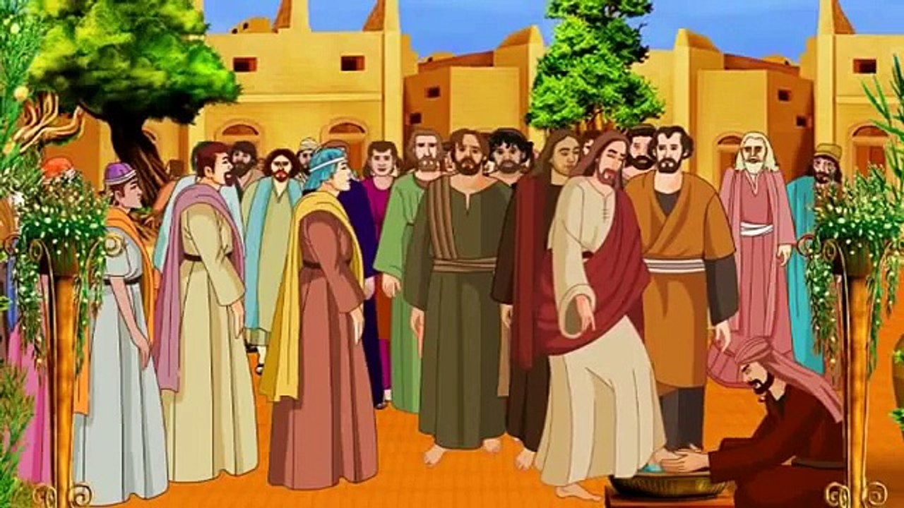 Jesus Turns Water into Wine In The Wedding At Cana ( Bible Cartoon