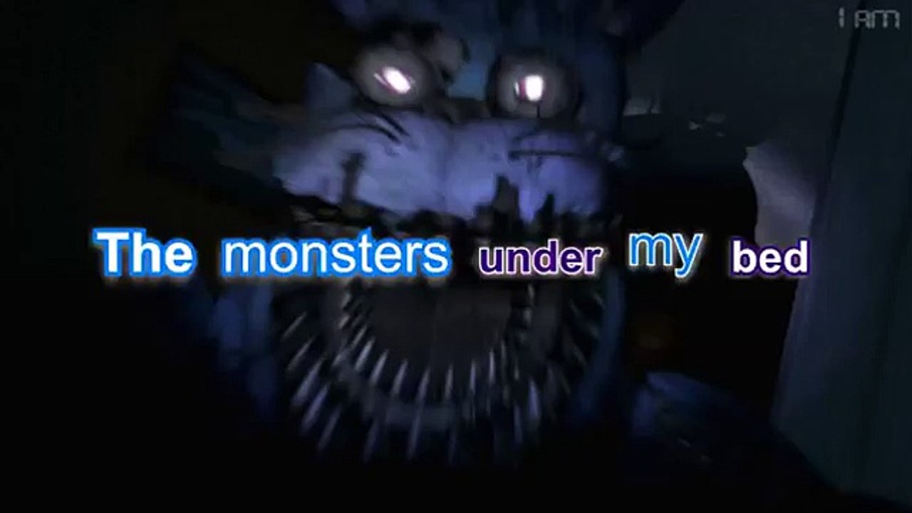 The Monsters Under My Bed (Five Nights at Freddy's 4 Song) Lyric