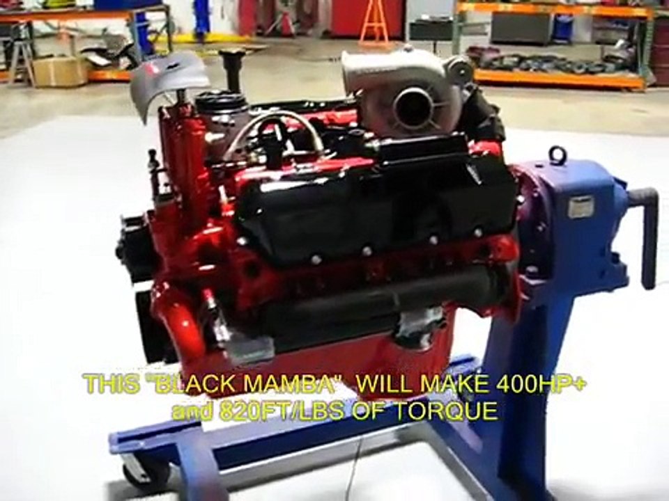 BLACK MAMBA 7.3L POWERSTROKE CRATE MOTOR FROM THE HORSEPOWER SHOP