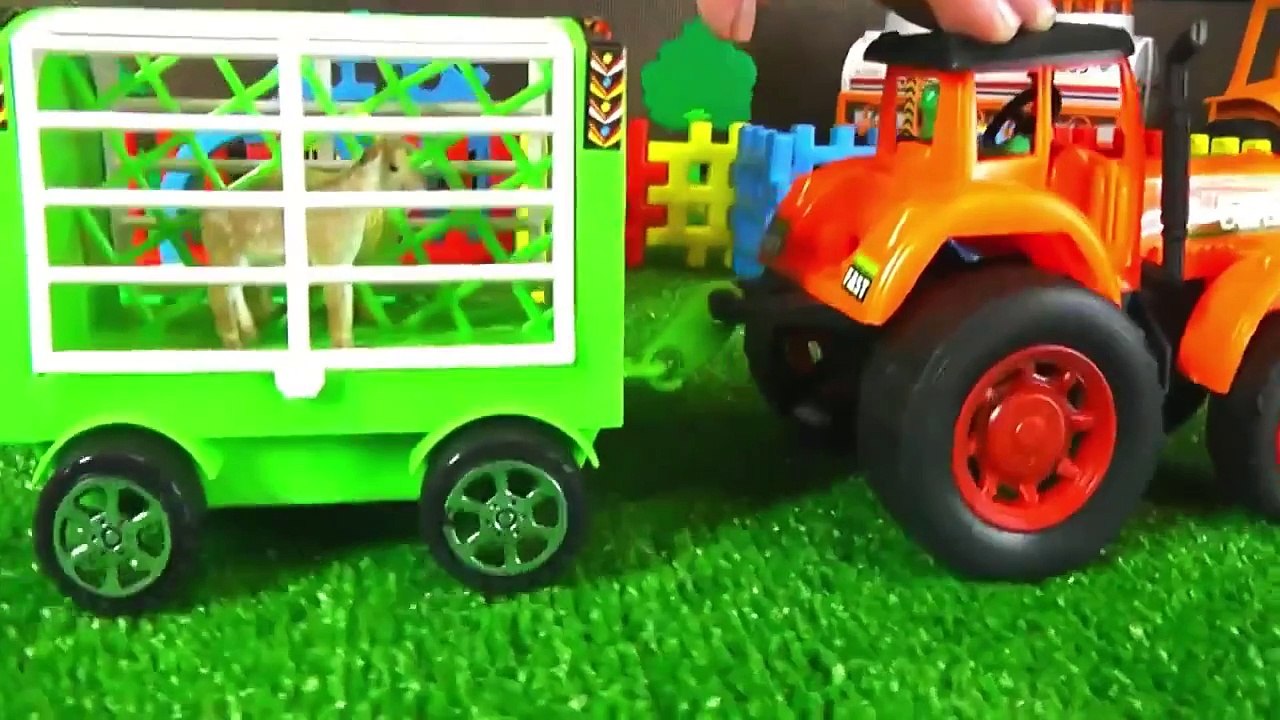 Tractors for children. Tractor videos for children kids toddlers. Toy