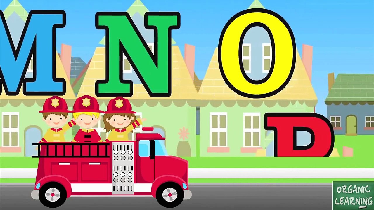 ABC Firetruck Song for Children Fire Truck Lullaby Nursery Rhyme in
