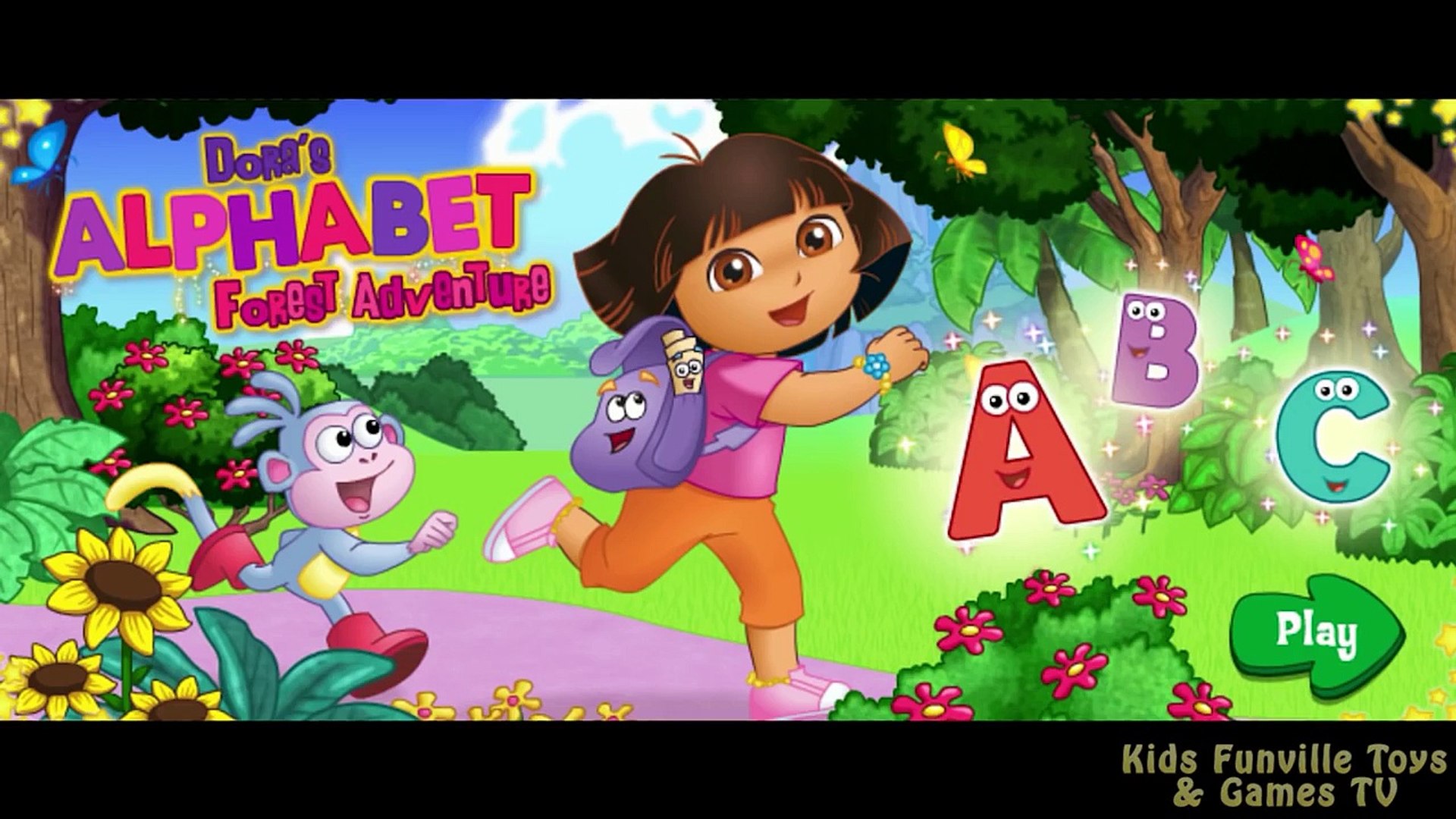 Dora The Explorer - Alphabet Song & Dora Abc Nursery Rhymes Game - Dora Girl Games - Dailymotion Video