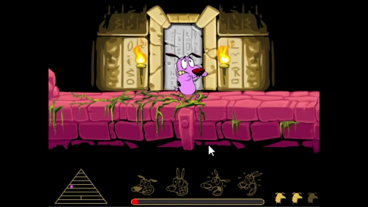 Cartoon Network Games Courage The Cowardly Dog Pharaoh Phobia