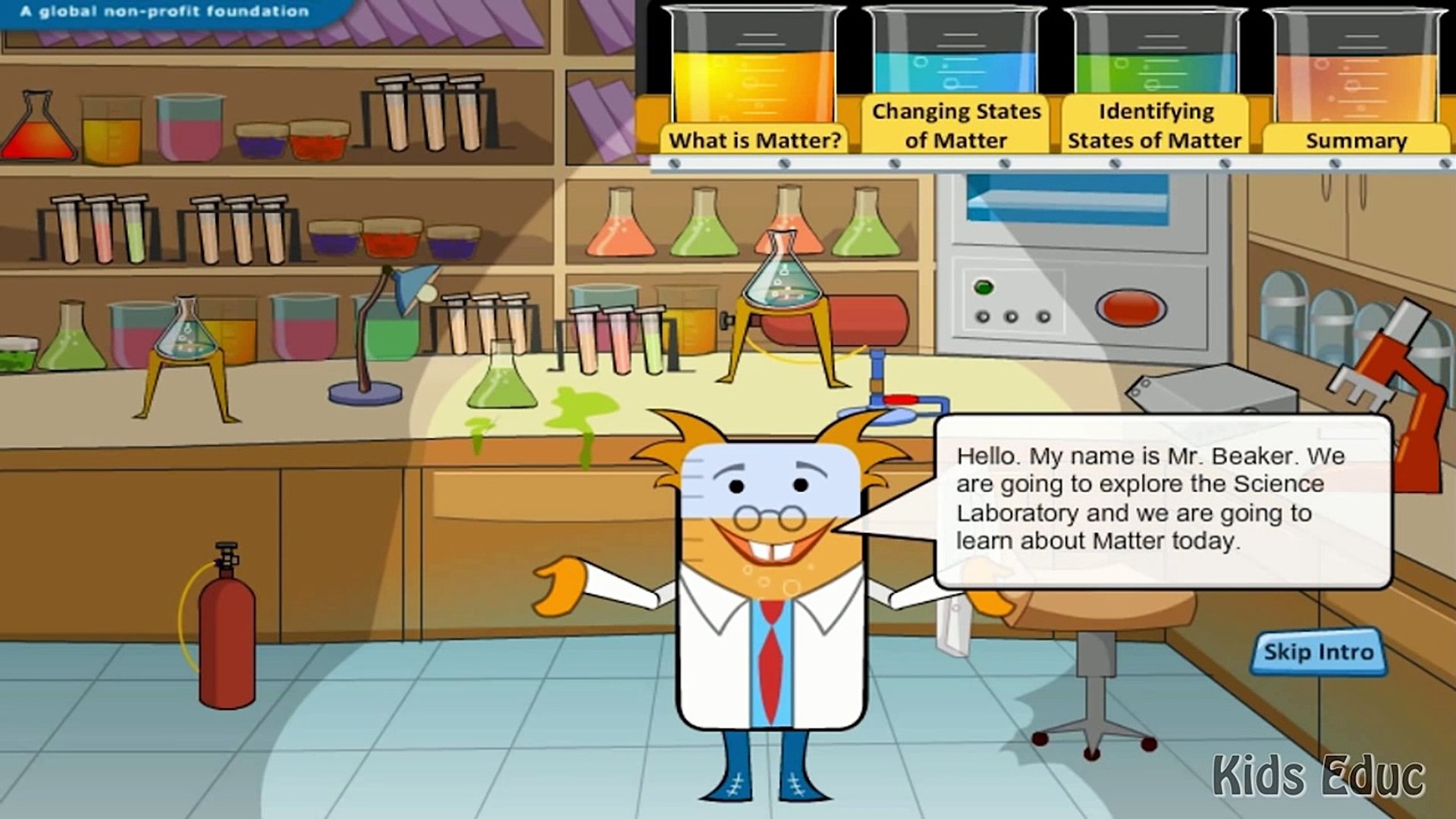 Solids Liquids And Gases Animation