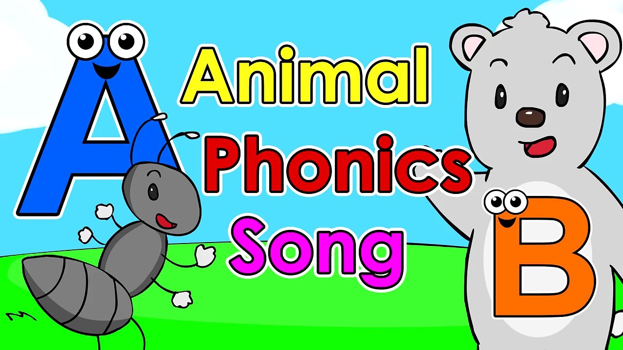 Animal Phonics Song Easy Alphabet Phonics Video for Kids, Teach