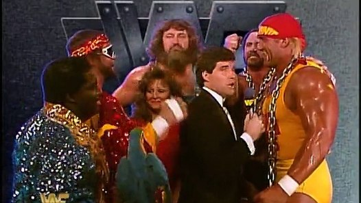 WWF Survivor Series 1988 The Mega Powers Interview video dailymotion