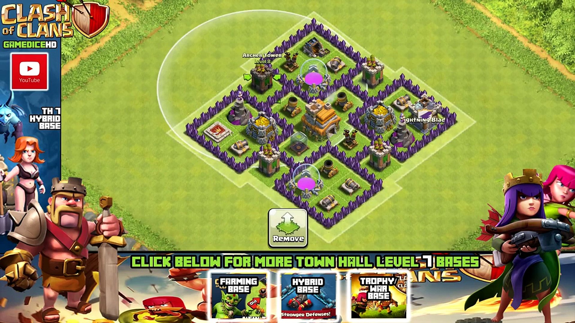 Best Clash Of Clans Town Hall Level 7 Defense Layout