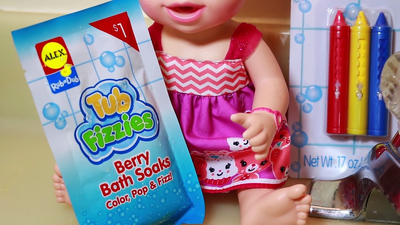 Baby Alive BATH Orbeez COLOR CHANGE Wild & Crazy Baby Bath Tub Fizzies