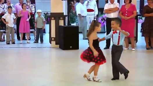 Awesome dance by two little kids, Little boy and girl dancing beautiful
