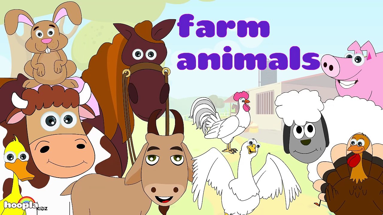 Learn About Farm Animals Preschool Activity video Dailymotion