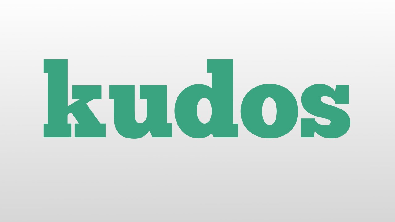 kudos meaning and pronunciation video Dailymotion