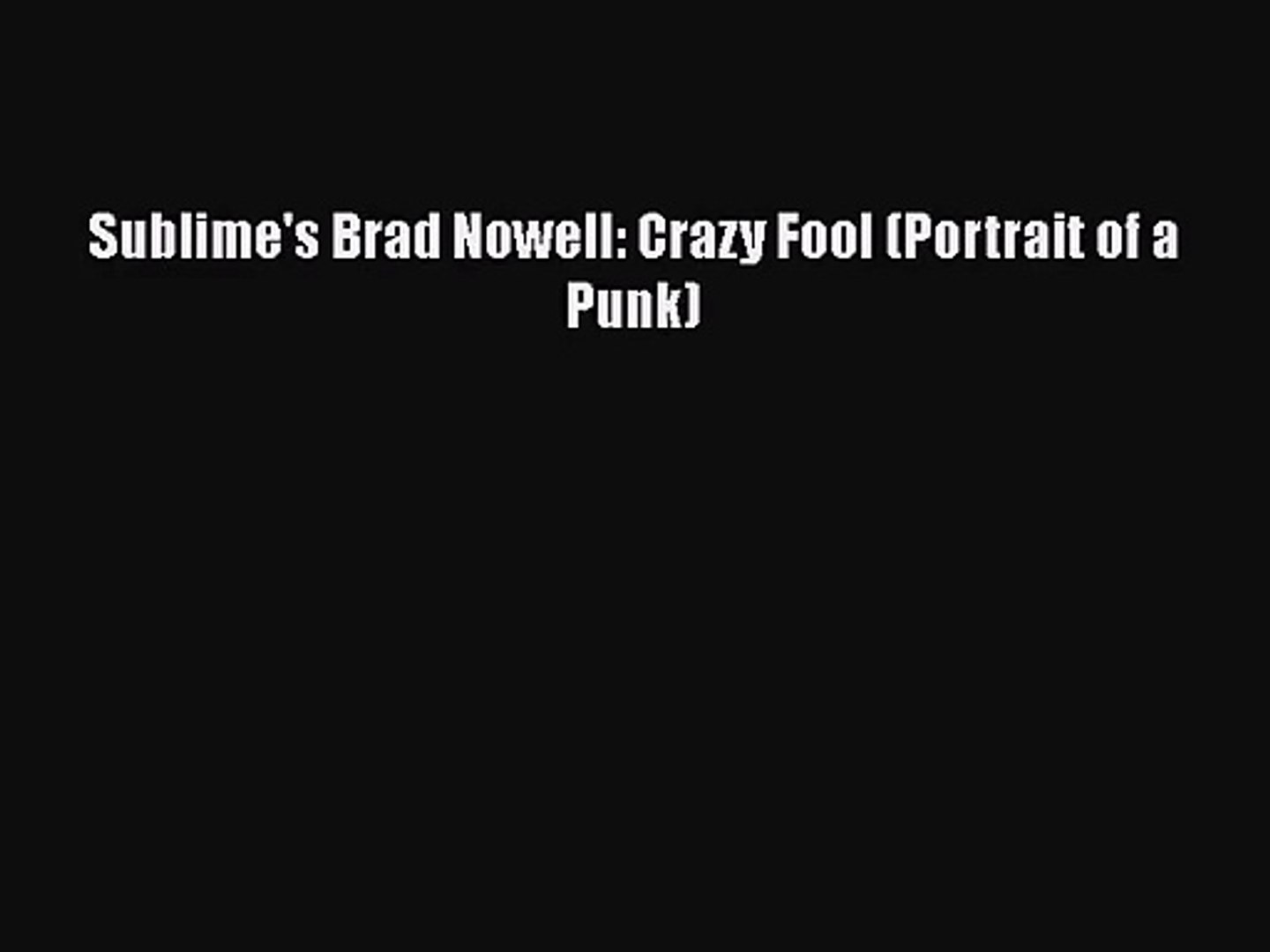 Crazy Fool Portrait Of A Punk Crazy Loe