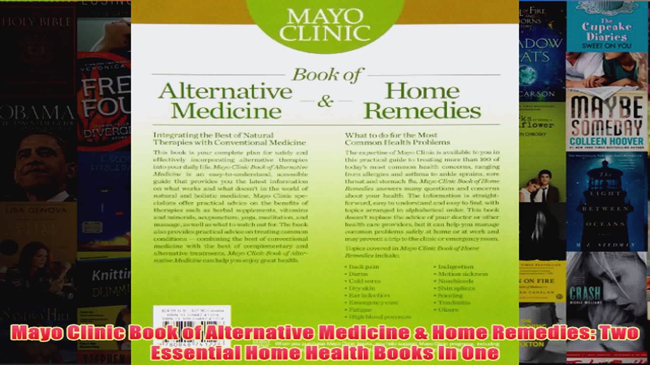 Download PDF Mayo Clinic Book of Alternative Medicine Home Remedies Two