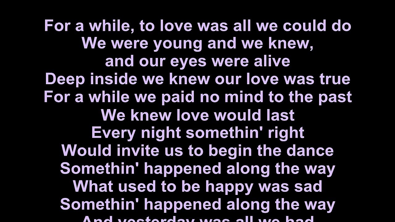 Earth, Wind _ Fire After The Love Has Gone Lyrics video Dailymotion