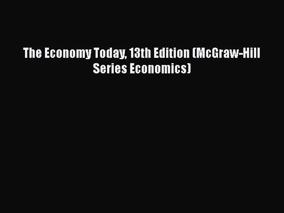 ©Mcgraw Hill Economics 22Nd Edition Pdf ⭐⭐⭐⭐⭐