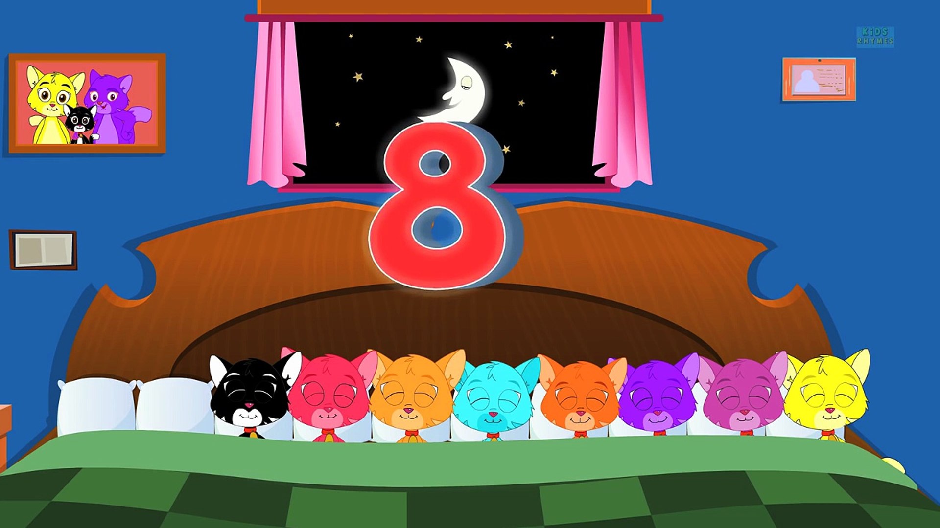 Ten In The Bed Clipart