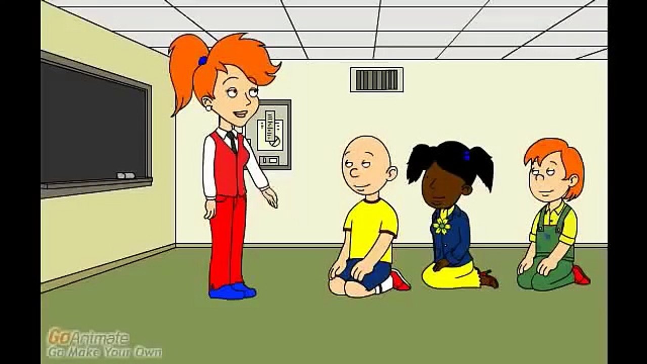 Caillou Cursed the Teacher and gets Grounded Dailymotion Video