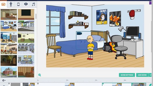 behind the scenes 1 caillou rants on goanimate/grounded Vidéo