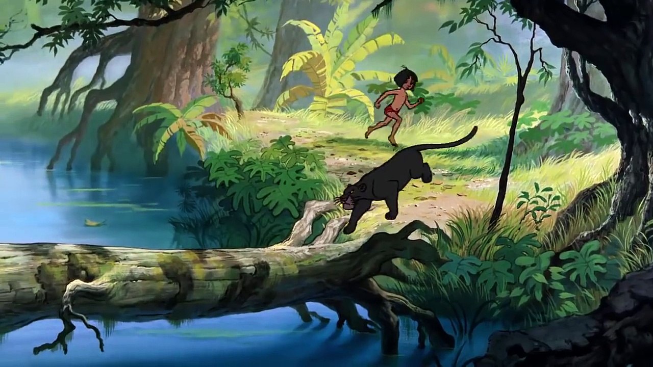 The Jungle Book Bagheera leaves Mowgli HD Видео Dailymotion