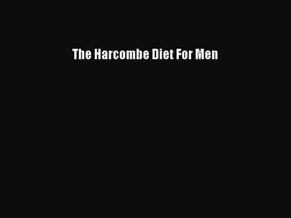 PDF The Diet For Men EBook video Dailymotion