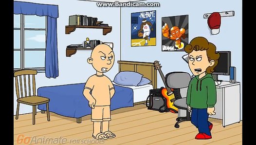 Caillou Misbehaves in the Bath and gets Grounded video Dailymotion