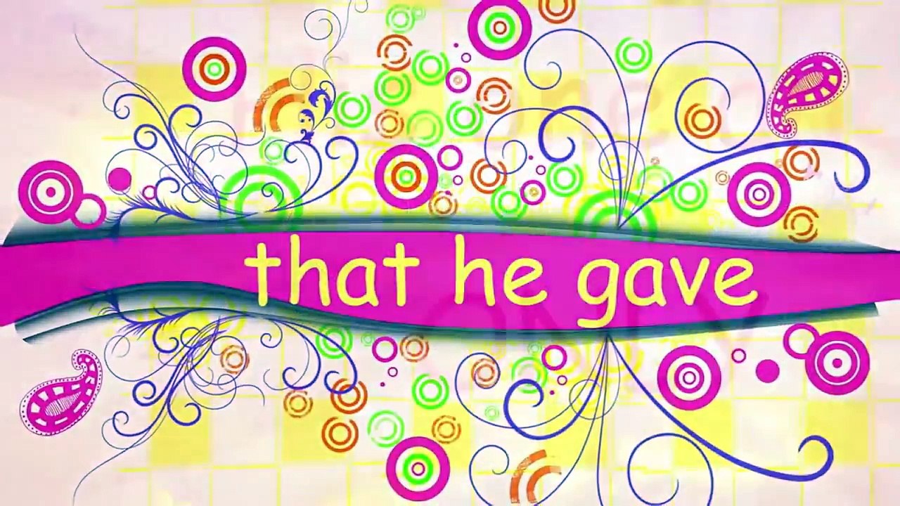 John 3 16 Bible Memory Verse Song For Children in English language