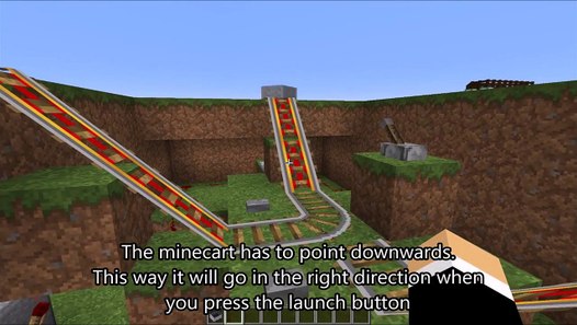 Minecraft Railway Switch Redstone tutorial video Dailymotion