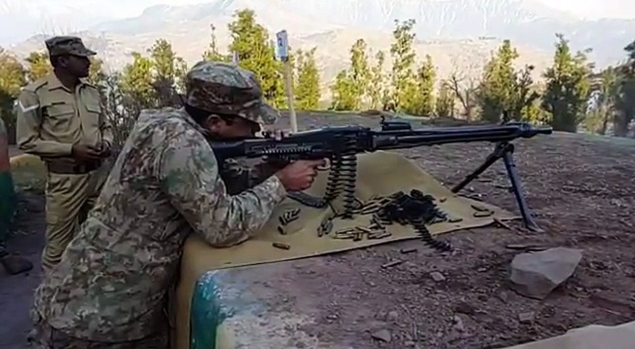 Pakistan Army LMG (Light Machine Gun) MG3 video Dailymotion