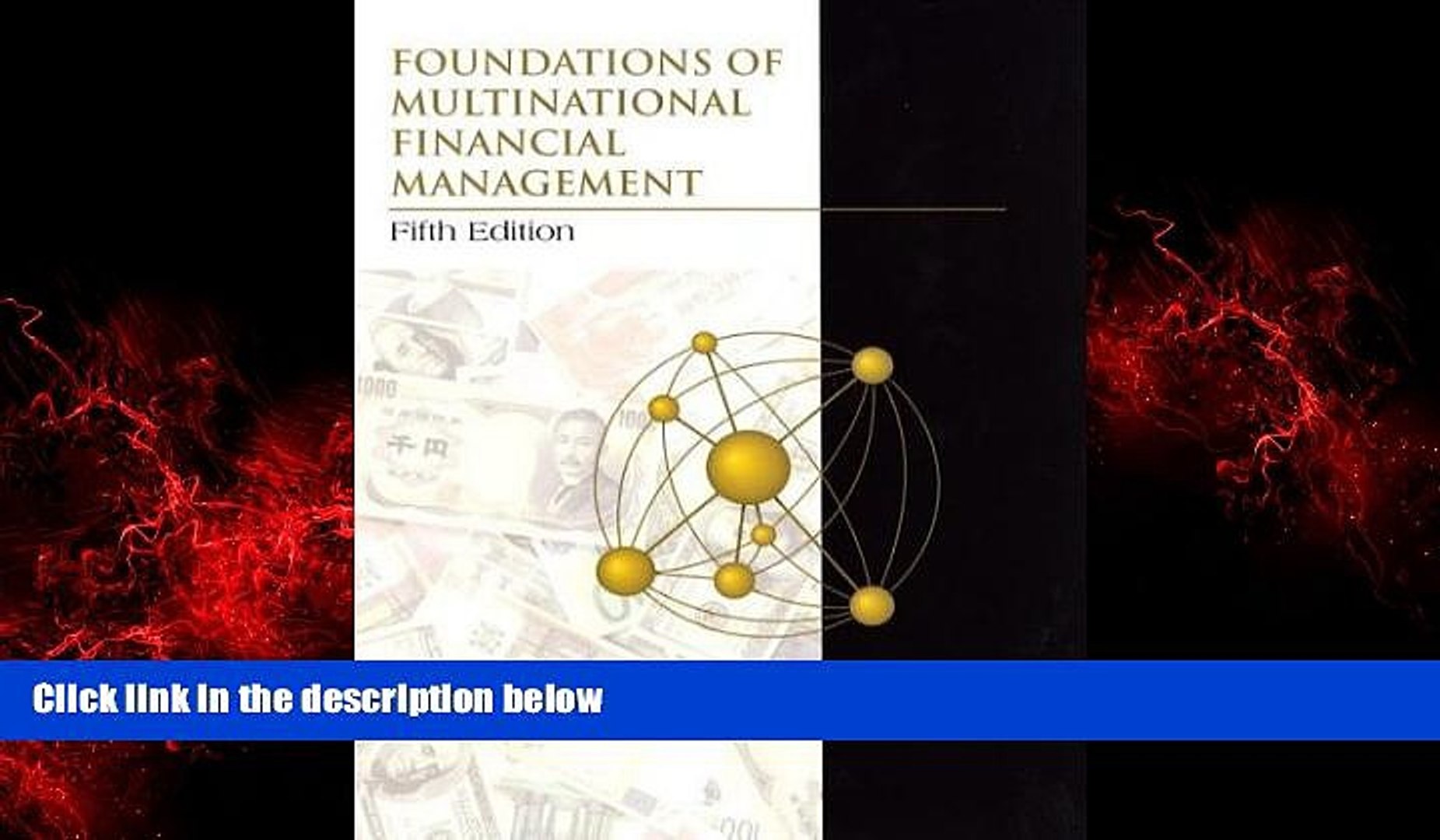 Fundamentals of Multinational Finance 5th Edition Moffett.