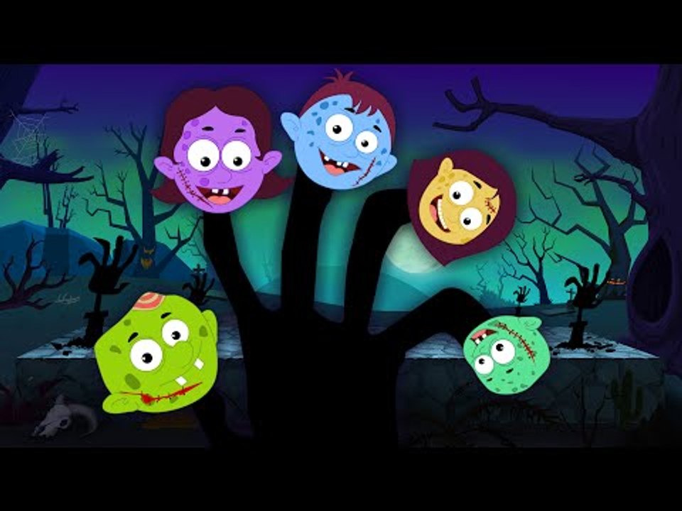 Zombies Finger Family Halloween Rhymes Kids Special video Dailymotion