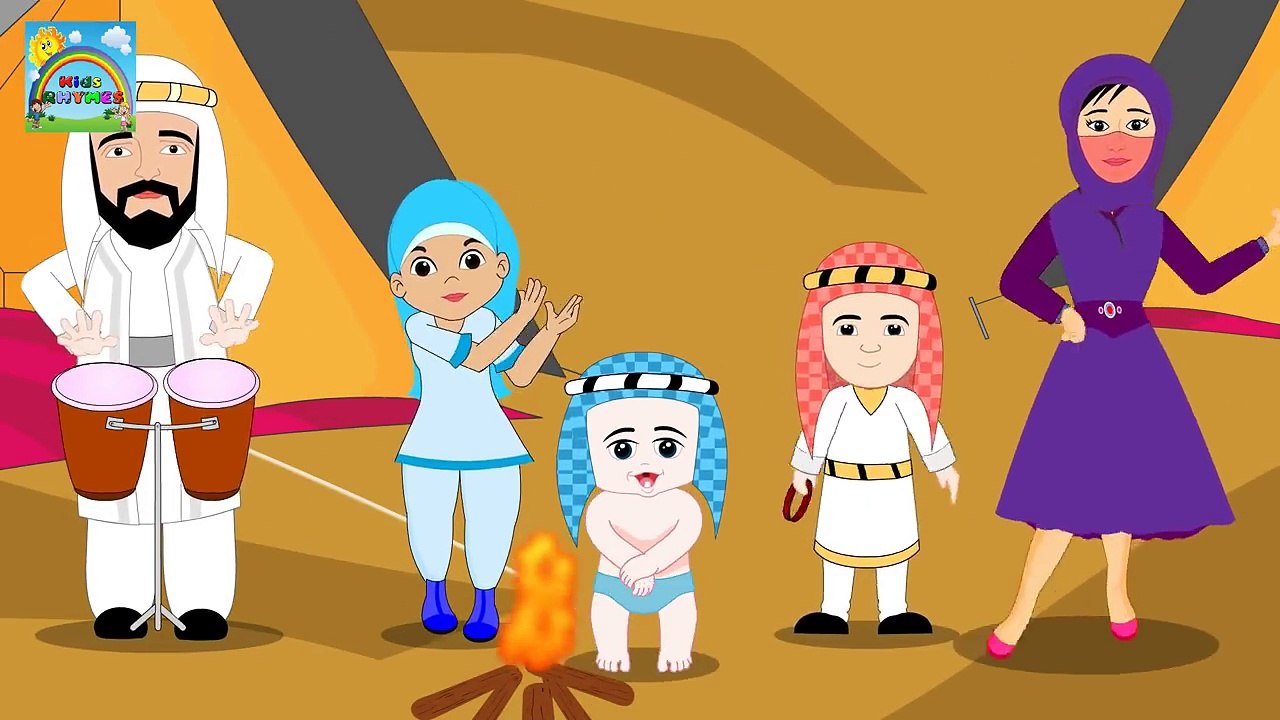 Finger Family Arabic dance family Animated Finger Family Rhymes with