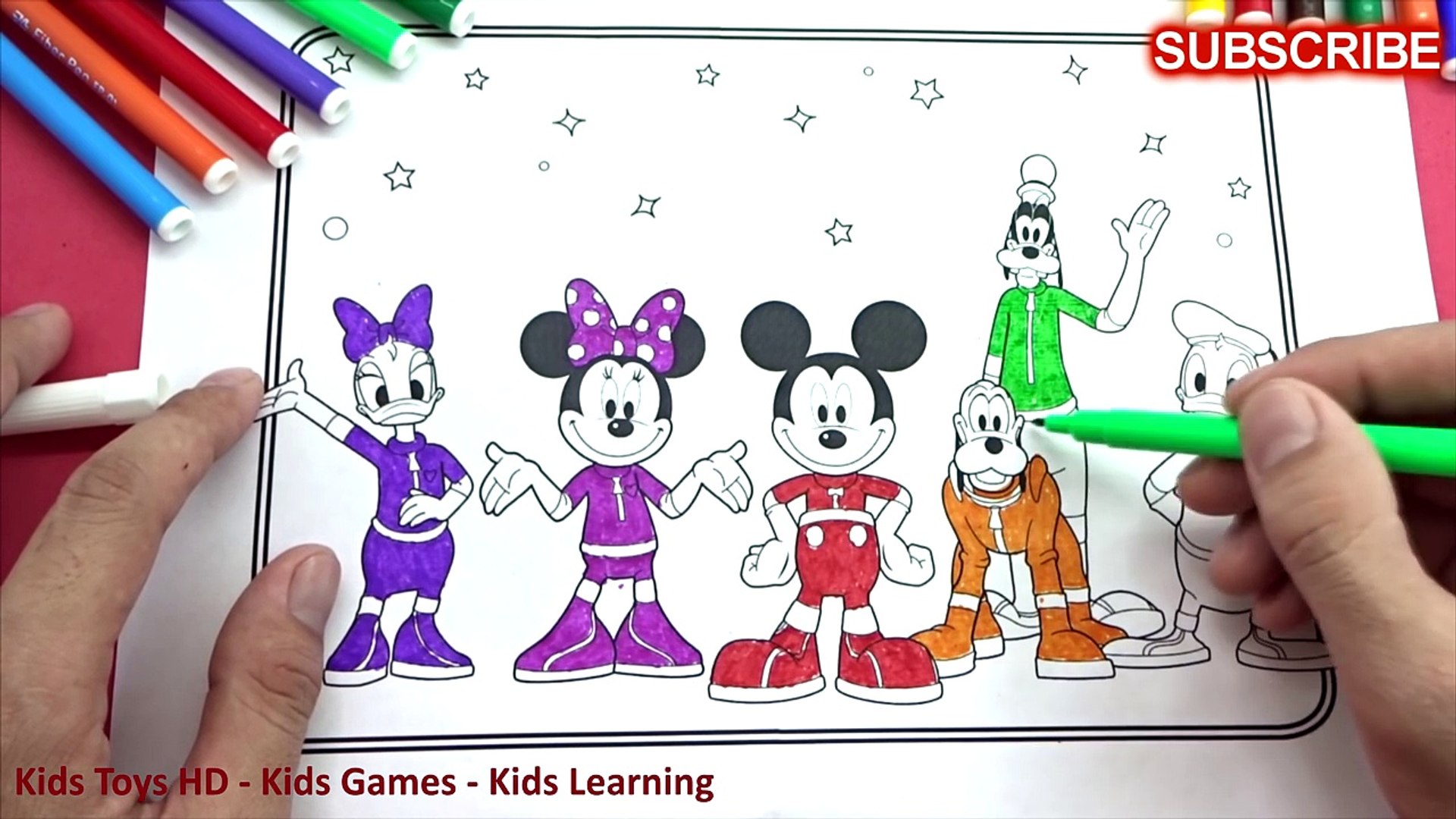 Mickey Mouse Clubhouse Coloring Pages Disney