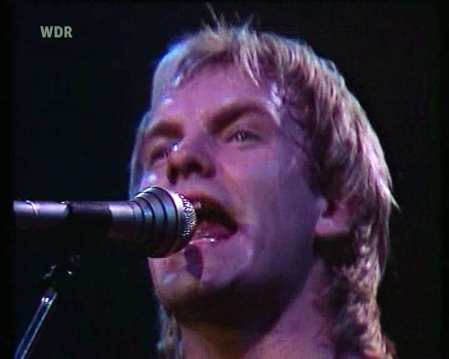 The Police The Bed's too big without You (Live 1980) Video Dailymotion