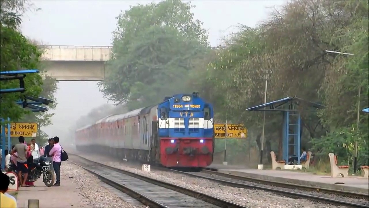 Fastest Trains Delhi Jaipur Diesel Rajdhani and Shatabdi video Dailymotion