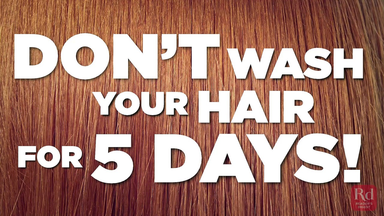 Don E2 80 99t Wash Your Hair for 5 Days video Dailymotion