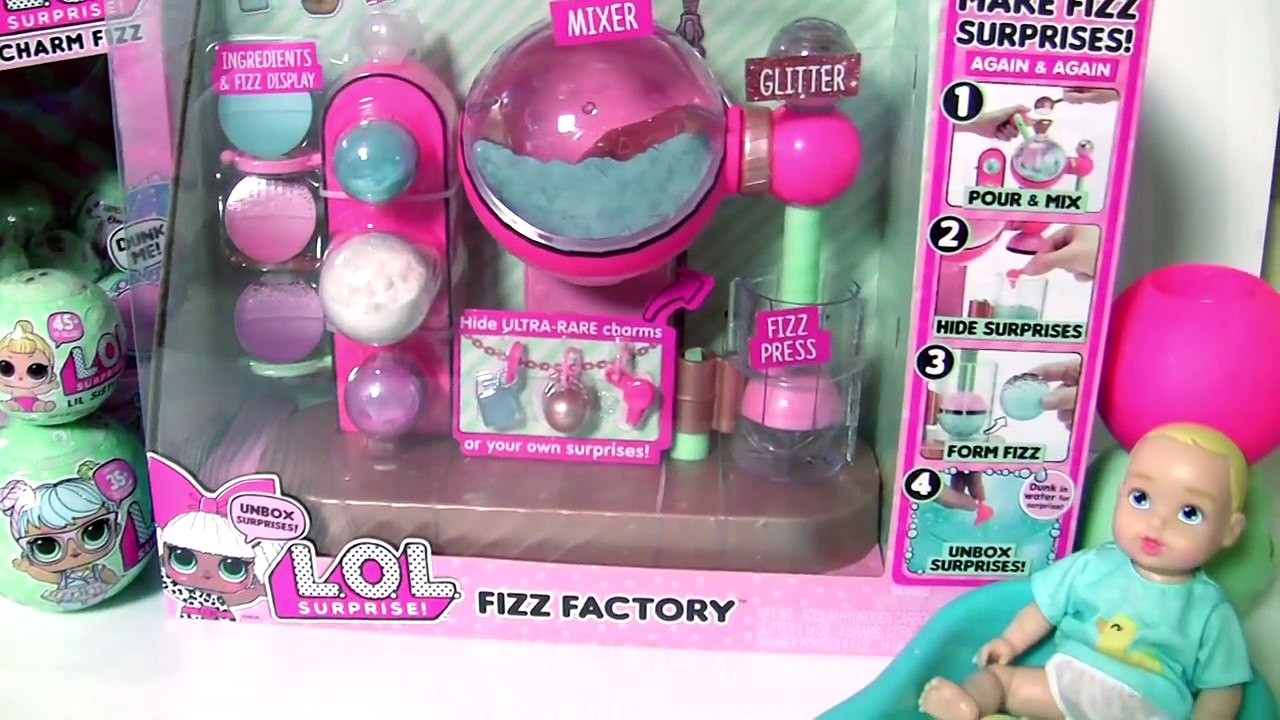 LOL Surprise Fizz Factory Learn to Make Charm Fizz Balls Bath Bombs
