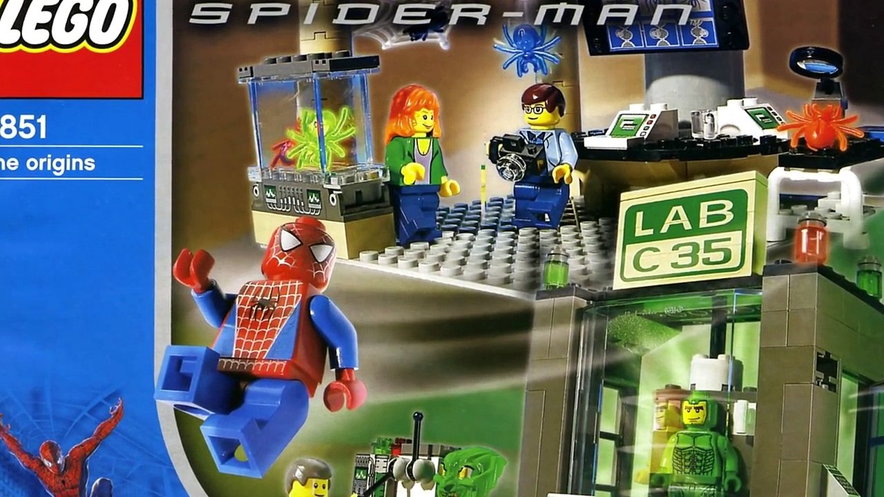 Lego SpiderMan minifigures from all Sets 20022016 Vídeo Dailymotion
