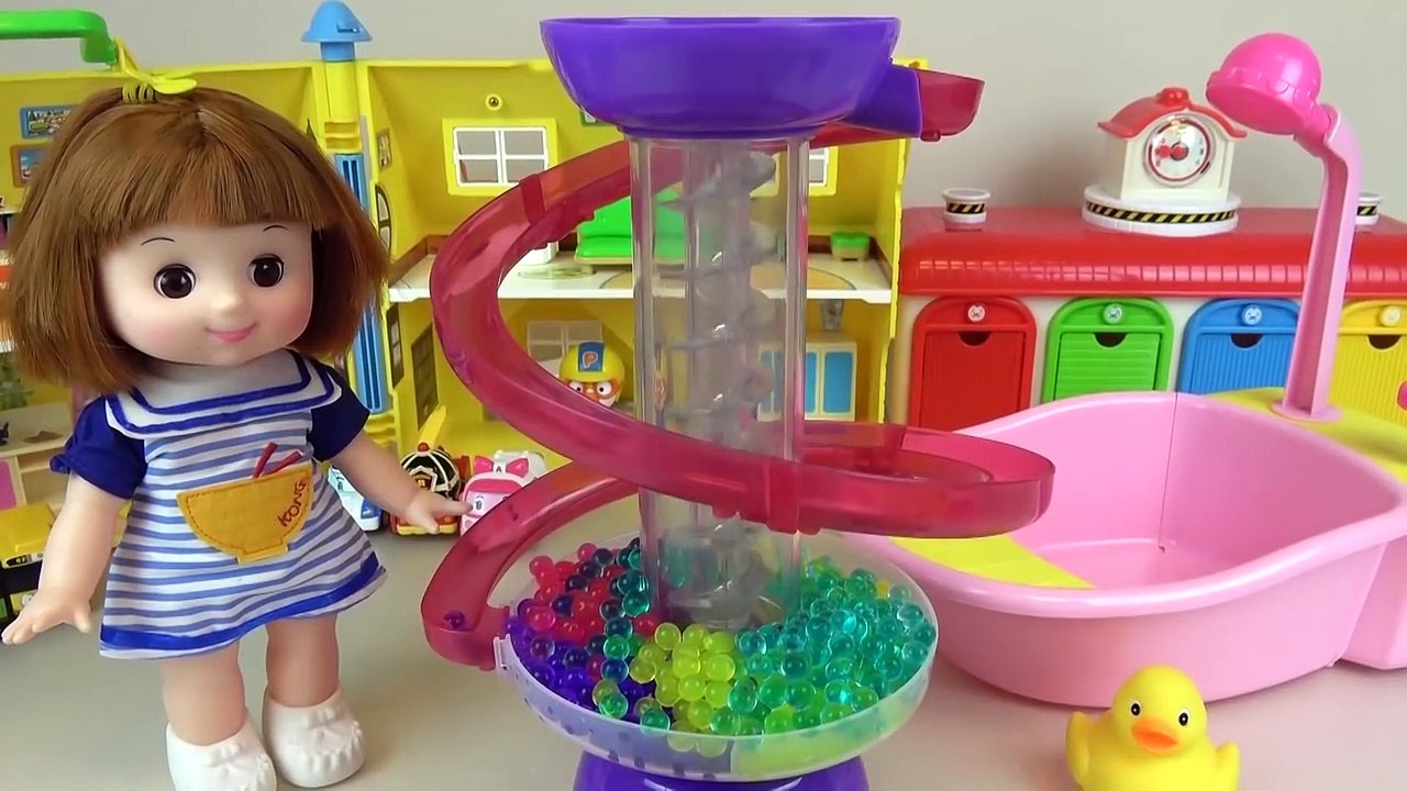 Baby Doll Orbeez Pool and bath surprise toys video Dailymotion
