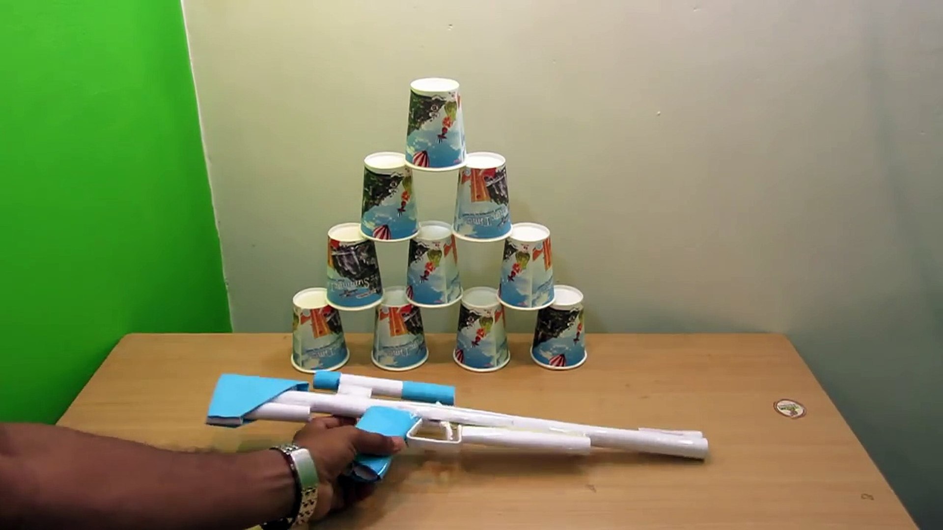Origami ideas Origami Gun That Shoots Paper Bullets Without Rubber Band