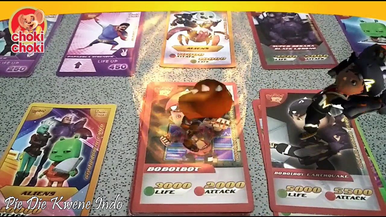 Boboiboy Kuasa 7 Unboxing Di Kartu choki choki Augmented