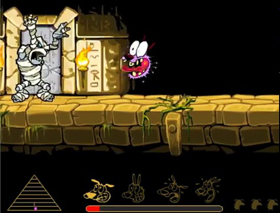 Courage the Cowardly Dog Pharaoh Phobia Rescue His Family (Cartoon