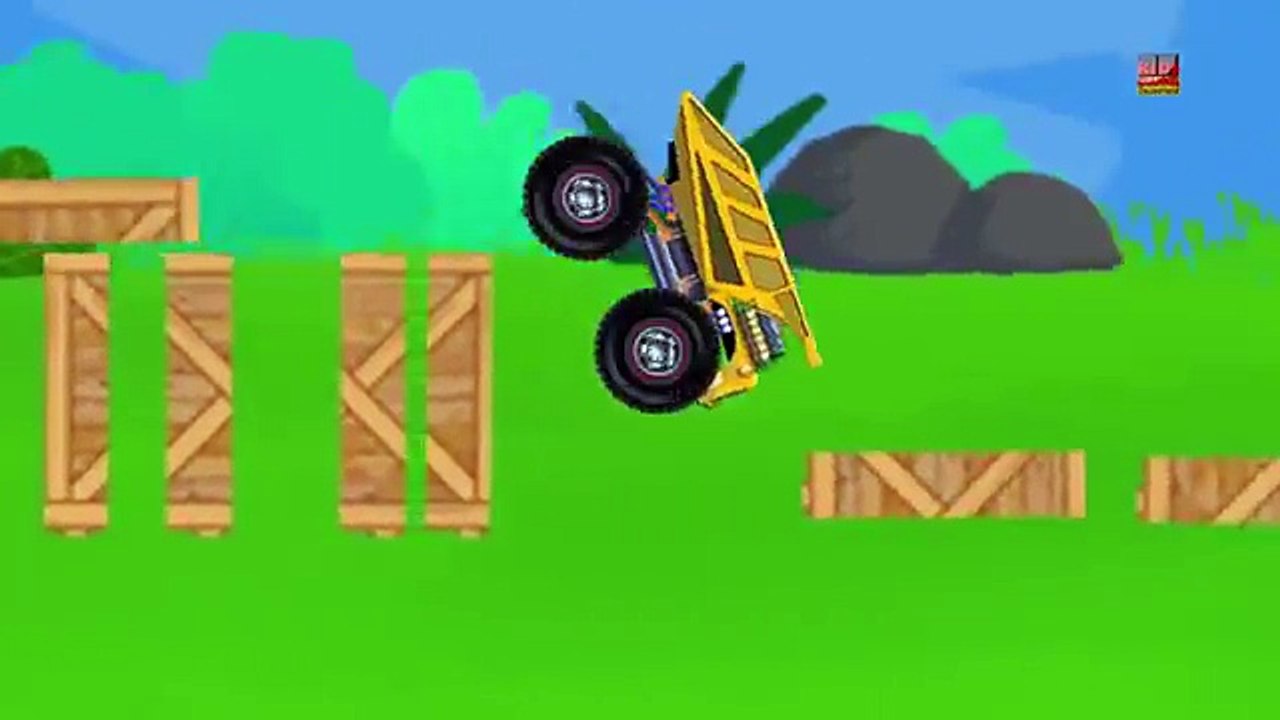 Monster LKW LKW für Kinder Karikatur für Kinder Learn transport