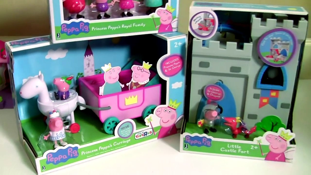 Princess Peppa Pig Toys Collection Royal Family, Peppa's Carriage, Sir