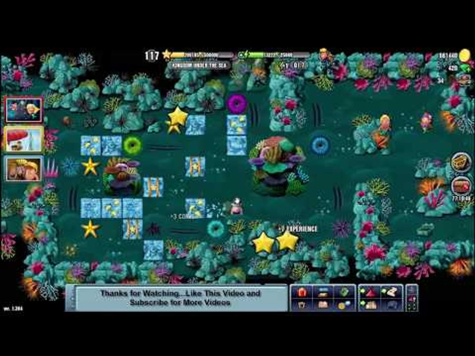 Diggy's Adventure Kingdom Under The Sea Christmas 2017 Special Location From Map Level 117